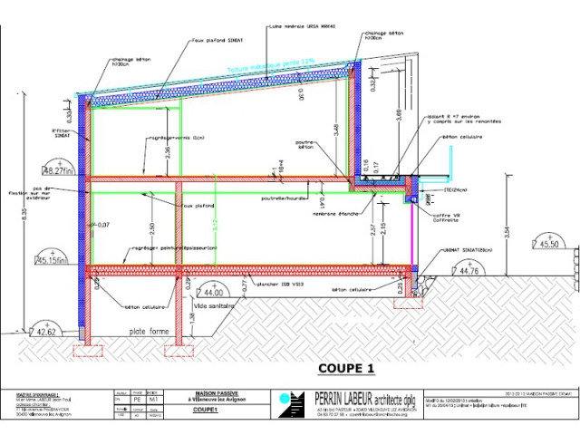 Fiche technique - Maison passive Villeneuve-lès-Avignon