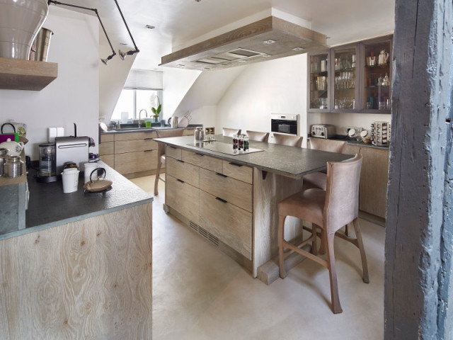 Matériaux nobles riment avec esthétique - Cuisine et salle à manger Xavie'z