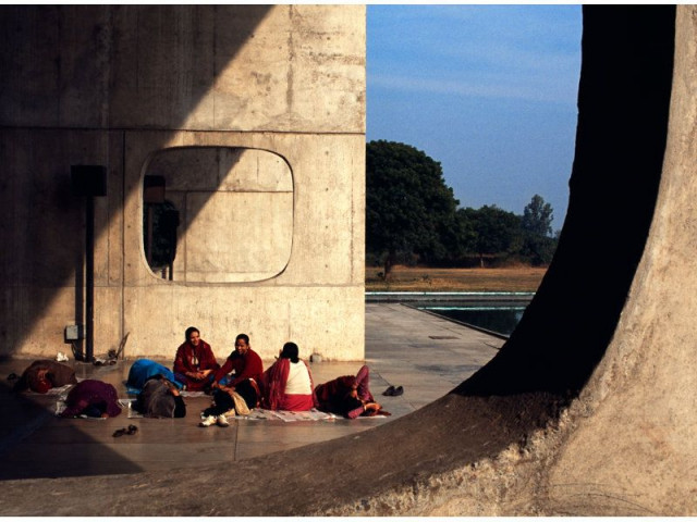 "Sur une photo, l'humain donne une échelle au bâti" - Chandigarh