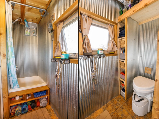 De nombreux rangements discrètement intégrés - Tiny House Giant Journey