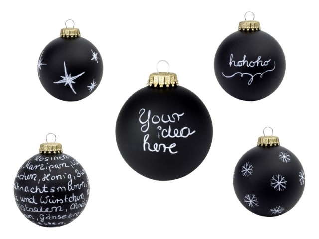 Une boule à décorer soi-même pour un Noël personnalisé - Une déco de Noël décalée