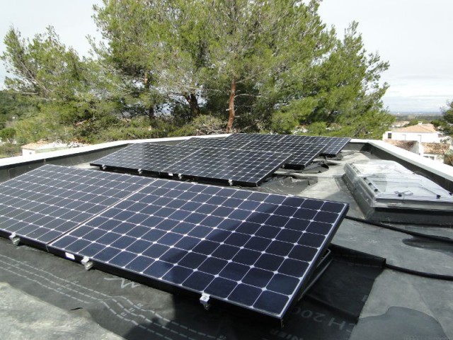 Panneaux photovoltaïques - Mas Provence - Maison de Julie