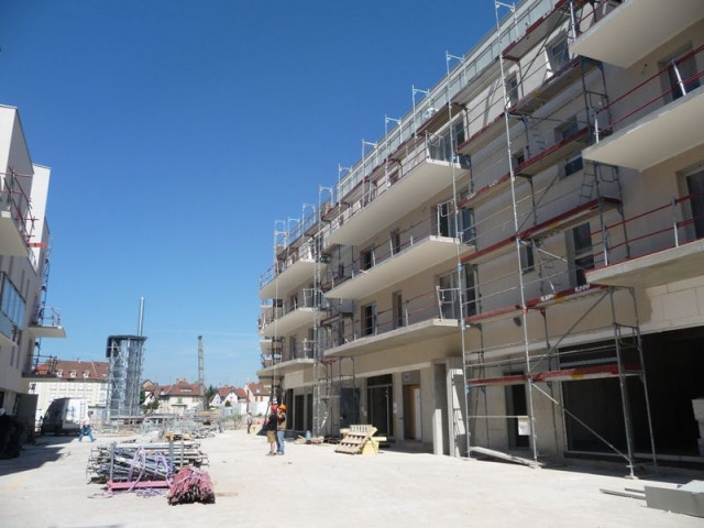 logement neuf en chantier