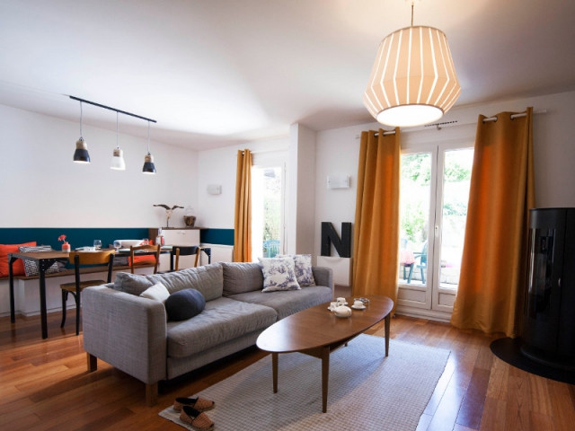 1 intérieur repensé dans 1 esprit familial