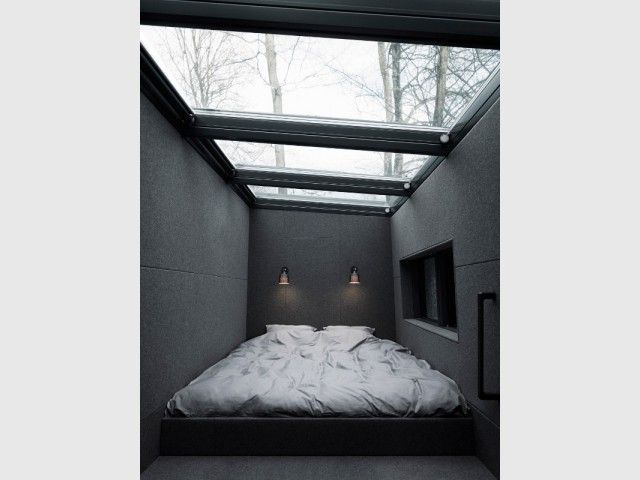 Une chambre sous une verrière pour dormir à la belle étoile - Vipp Shelter