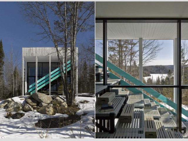 Une structure modulable à l'envi - Maison Lac Jasper - Montreal