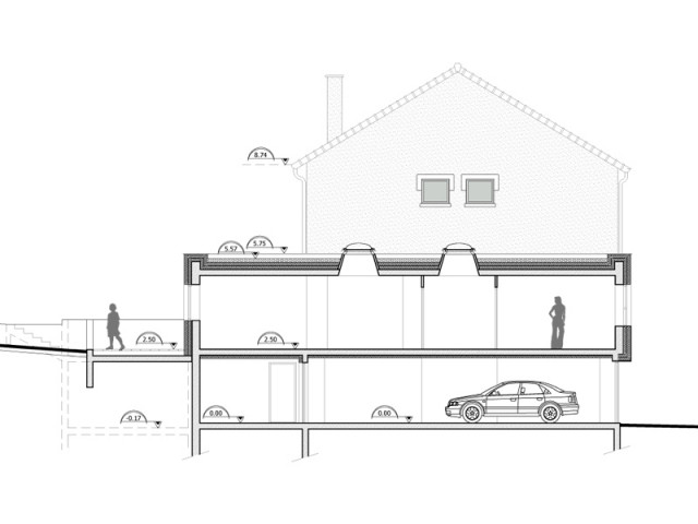 Un rattrapage de niveau qui a permis une réorganisation de la maison  - Rénovation et surélévation à Bry-sur-Marne