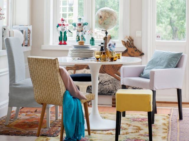 Ambiance Des Chaises Depareillees Pour Une Salle A Manger Personnalisee