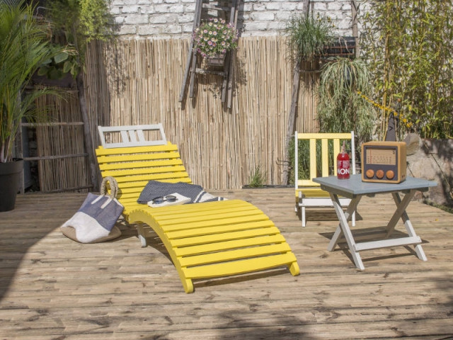 Des chaises longues toutes en beauté pour l'été