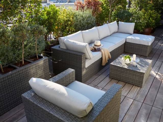 Mobilier Outdoor 10 Salons De Jardin En Resine Tressee