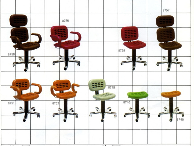 Les chaises de bureau Medius de Roger Tallon