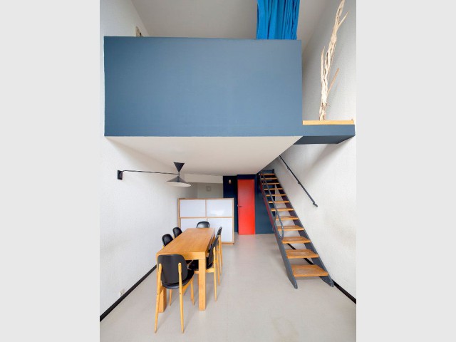 L'Unité d'Habitation, l'appartement témoin - La Maison de la Culture à Firminy (Loire) réalisée par Le Corbusier inscrite sur la Liste du patrimoine mondial de l'UNESCO depuis juillet 2016