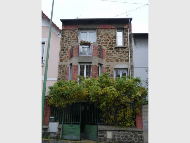 Une maison citadine en région parisienne 