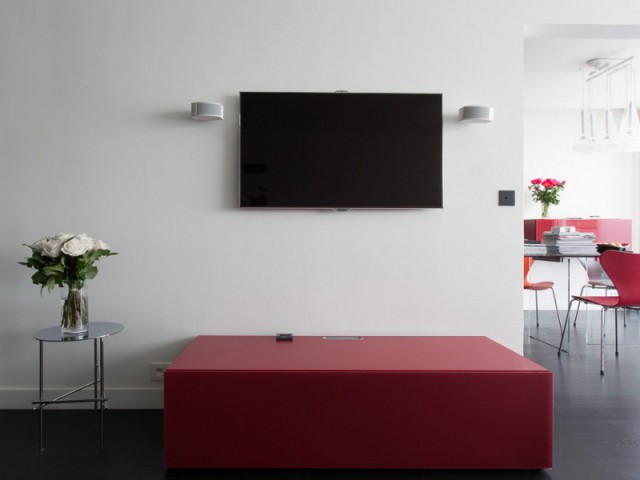 Un meuble TV qui attire le regard