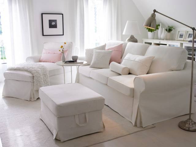 Du blanc dans un salon familial pour un intérieur chaleureux - Total look blanc dans nos intérieurs