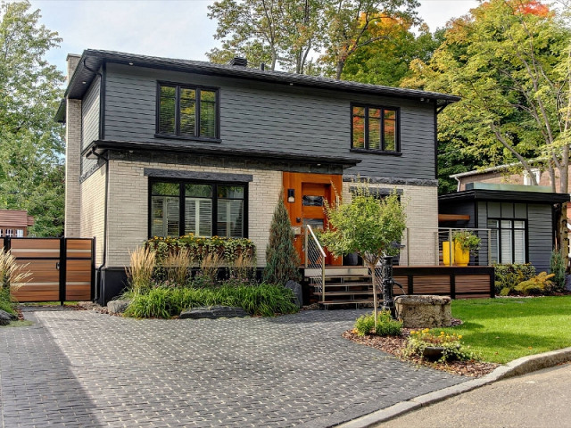 Une maison minérale multifacette Une maison minérale multifacette