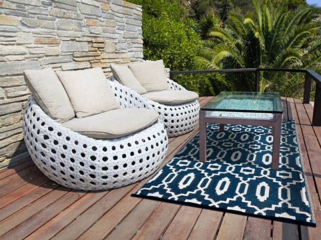 Ambiance graphique-chic pour ma terrasse 