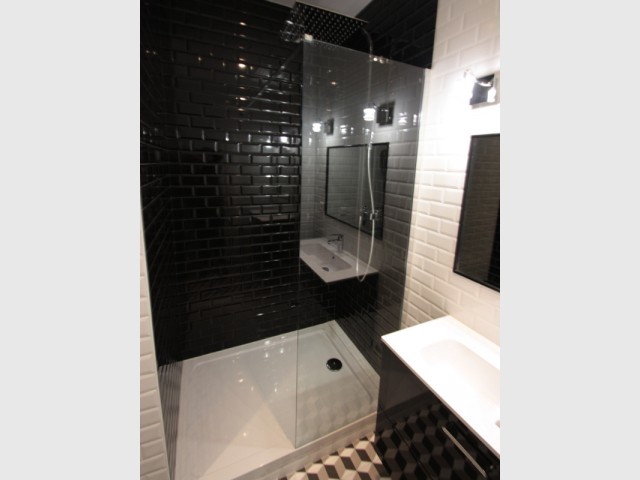Une salle de bains modernisée