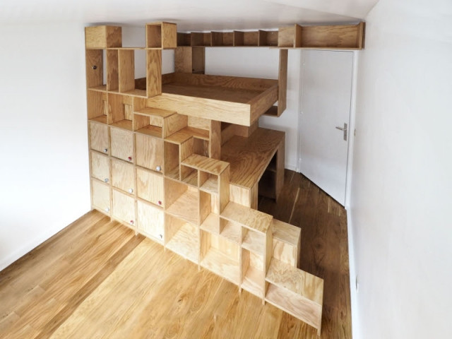 Une mezzanine sur-mesure pour une chambre d'enfant