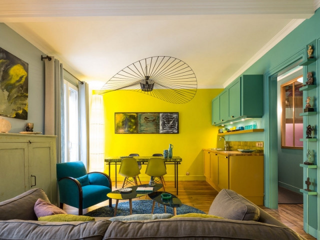 Un séjour optimisé, plus lumineux et plus coloré Un séjour optimisé, plus lumineux et plus coloré