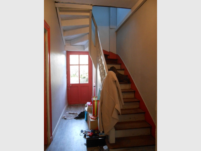 L'escalier était un peu vieillot 