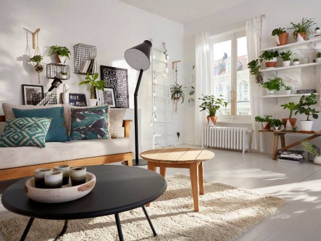 Déco et peinture pour un salon résolument gris | Peintures de couleurs pour les intérieurs et les extérieurs – Idées déco - Dulux Valentine
