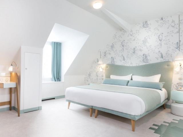 Une chambre de l'hôtel Le Lapin blanc