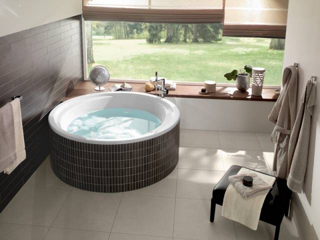 Baignoire ronde, Villeroy & Boch 