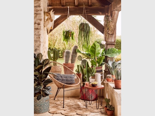 Une terrasse aux allures de patio mexicain