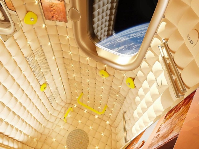 La capsule spatiale d'habitation d'Axiom Space signée Philippe Starck 