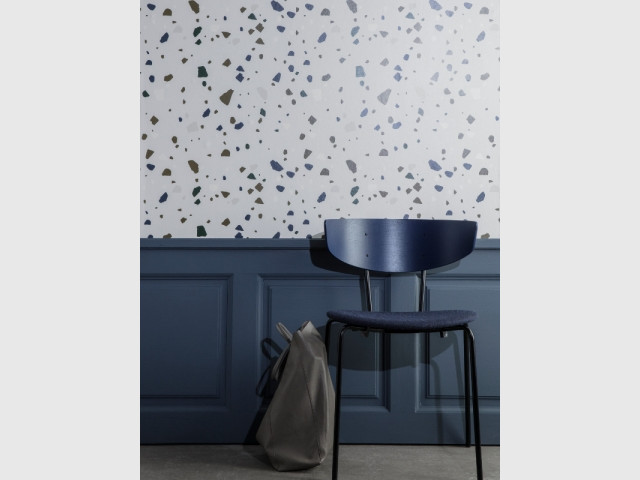 Papier peint terrazzo, 75 &euro; chez The Cool Republic