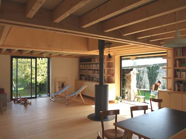 Un intérieur tout en bois aux allures de chalet