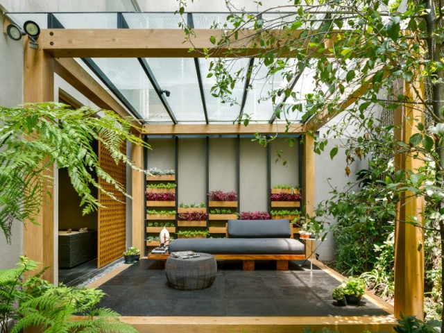 Le Garden Box, un cube d'intimité dans la Villa Jardin Le Garden Box, un cube d'intimité dans la Villa Jardin