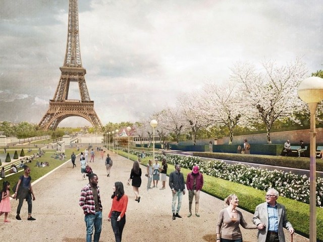 Site Tour Eiffel De Trocadéro à Iéna