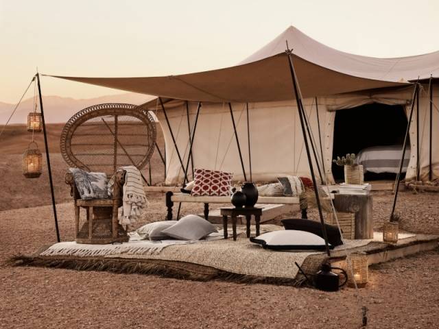 Une terrasse inspirée du désert du Sahara