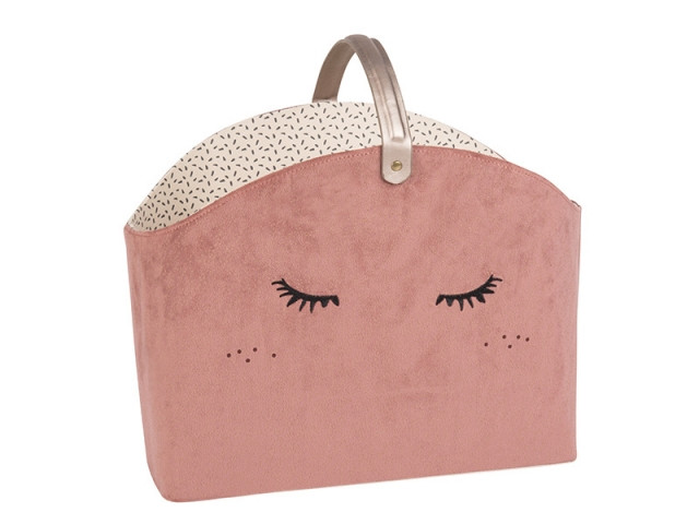 Porte-revues rose imprimé, : 19,95 &euro; 