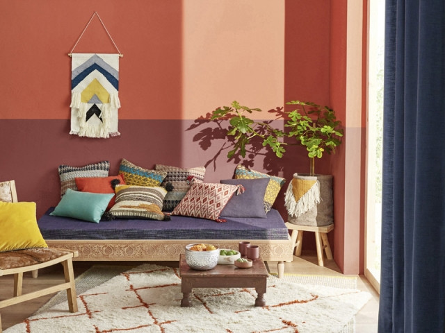 Des couleurs vives et chaudes