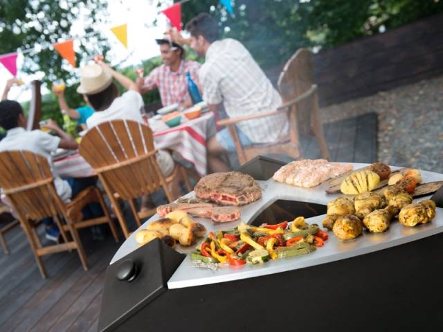 Barbecue plancha avec 16 accessoires