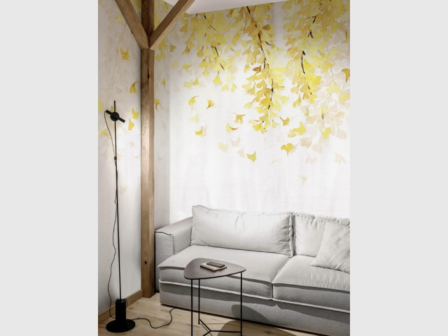 Yellow Ginkgo, Wallpepper, prix : 89 &euro; le m2