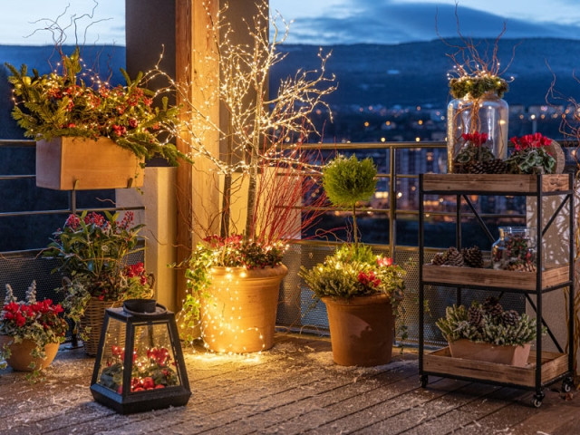 Illuminer son balcon pour Noël