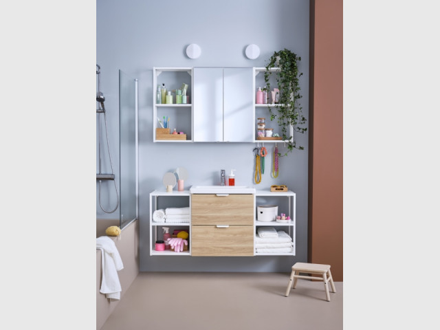 Rangements salle de bains "Enhet", Ikea, prix : à partir de 35 &euro;