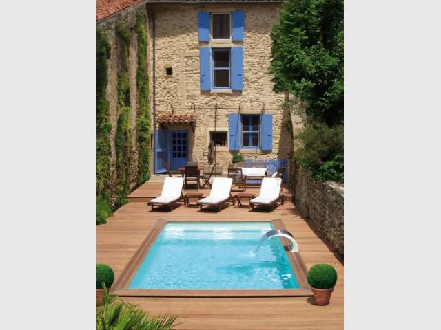 Mini piscine grand effet