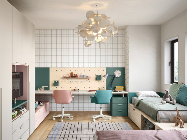 Chambre partagée fille-garçon : 20 idées de décoration pour garder