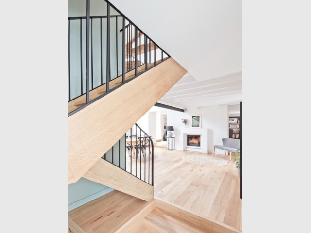 Un nouvel escalier pour accéder à l'étage