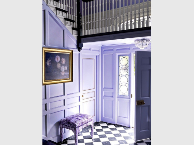 Un camaïeu de violet dans mon intérieur