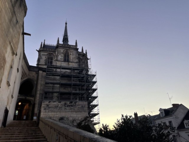 Un chantier d'exception - Chapelle Saint-Hubert château d'Amboise chantier