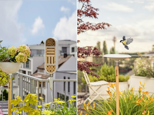 Des accessoires à clipser pour favoriser la biodiversité sur son balcon