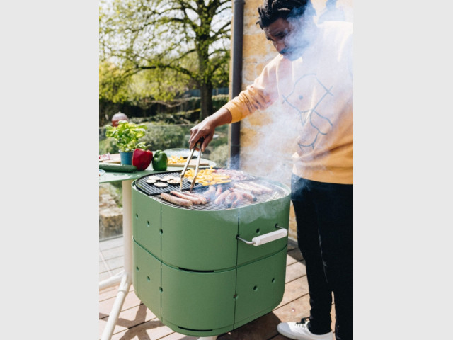 Le plus design : barbecue au charbon Marcel