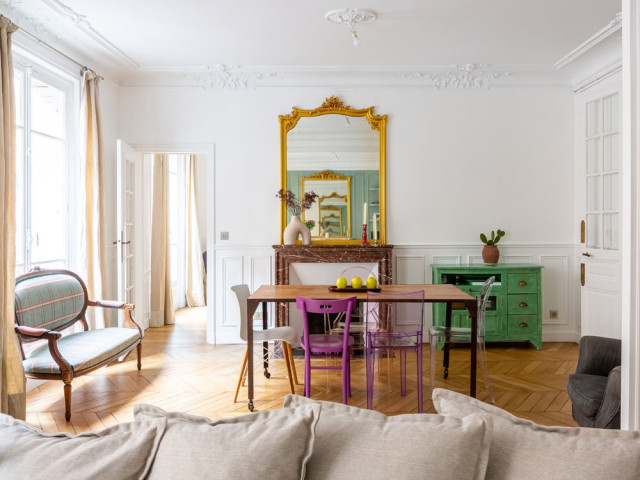 Une salle à manger plus contemporaine