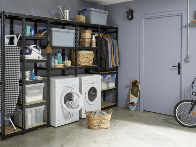 7 meilleures idées sur Meuble linge sale  rangement maison, amenagement  buanderie, organiser buanderie